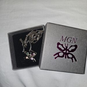 MGN Mariposa Butterfly Silver Necklace